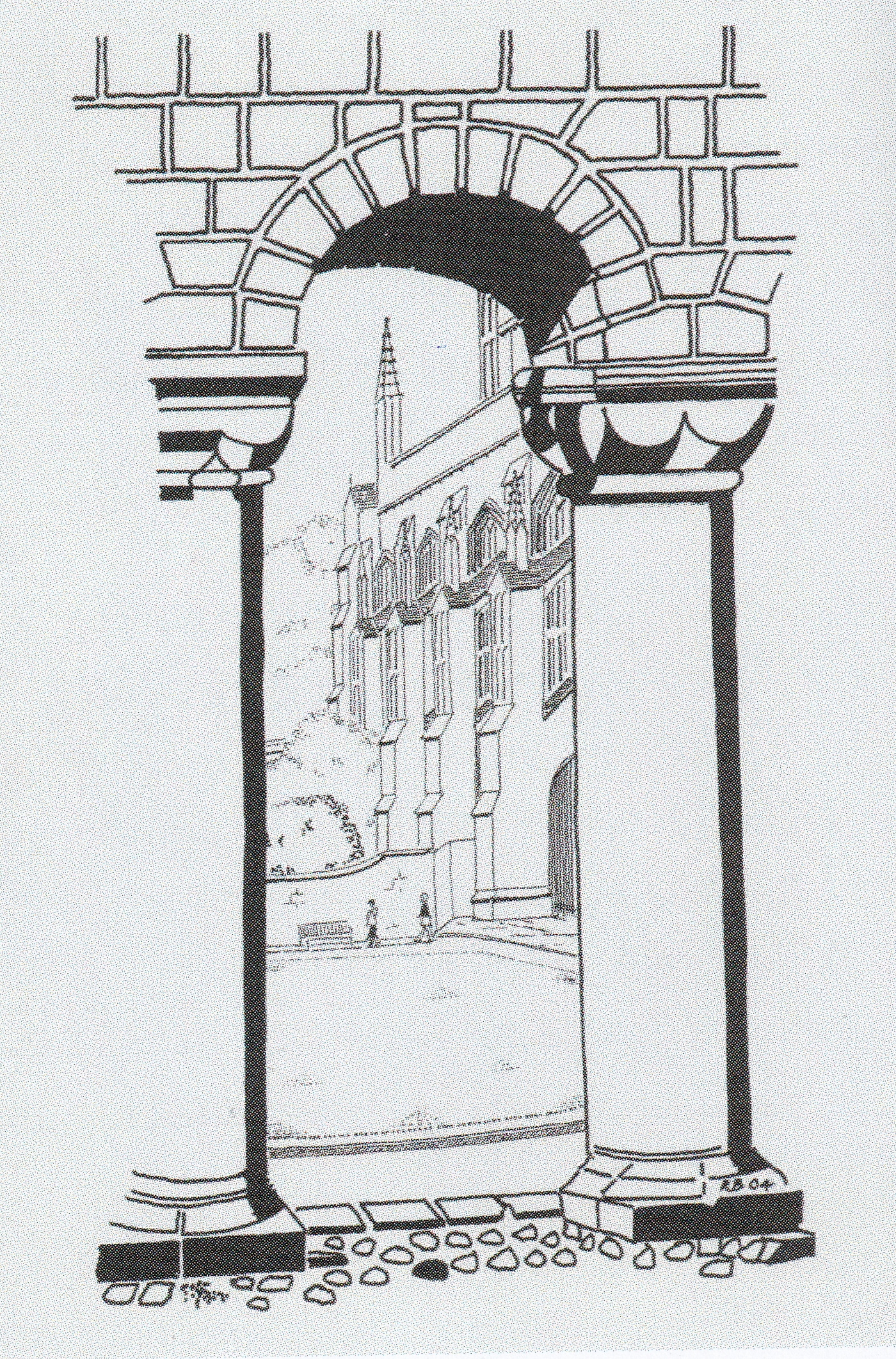 norman arcade of the Chapter House